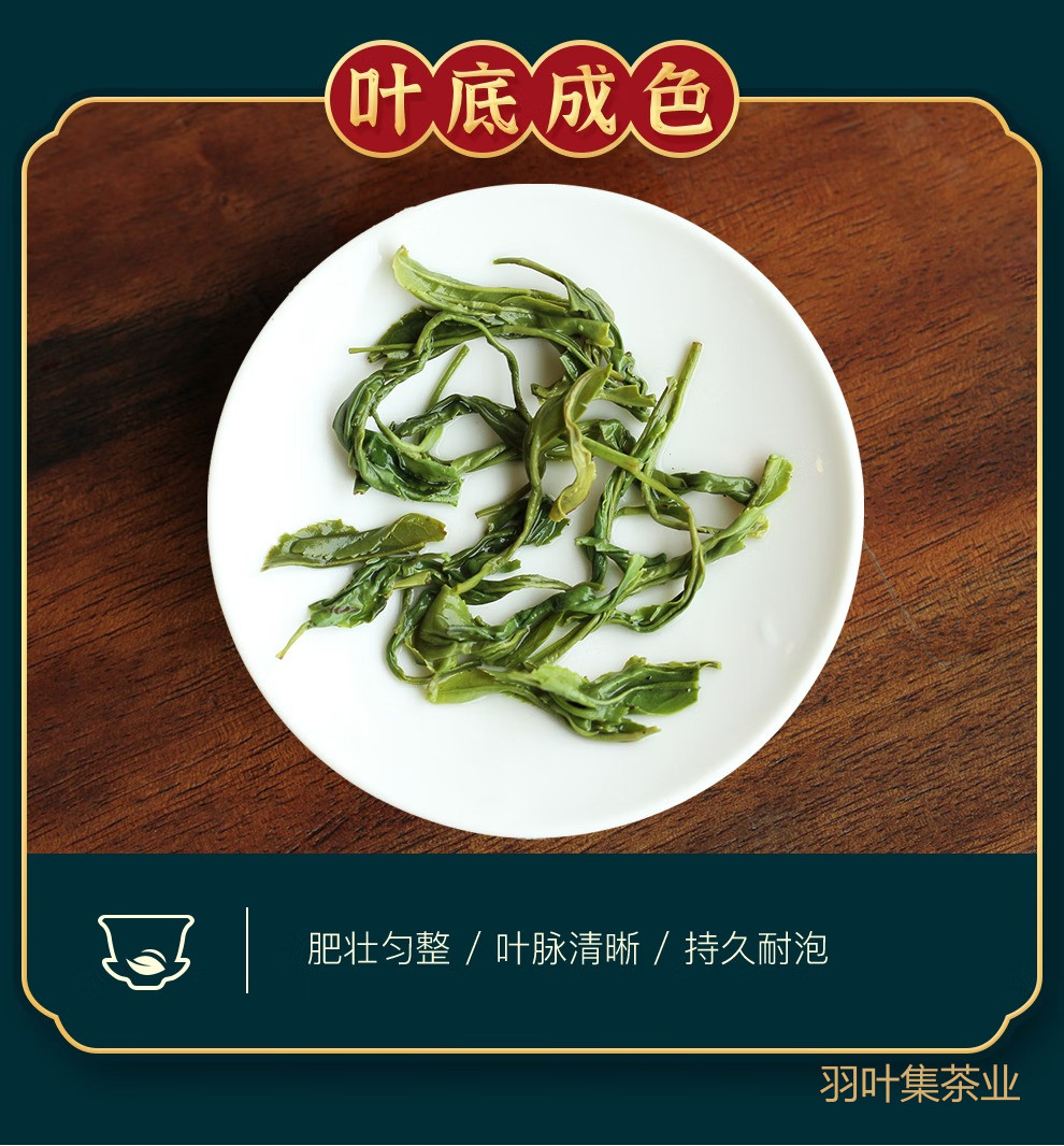 羽叶集恩施硒茶炒青绿茶自己喝口粮茶中秋节国庆节送礼500g