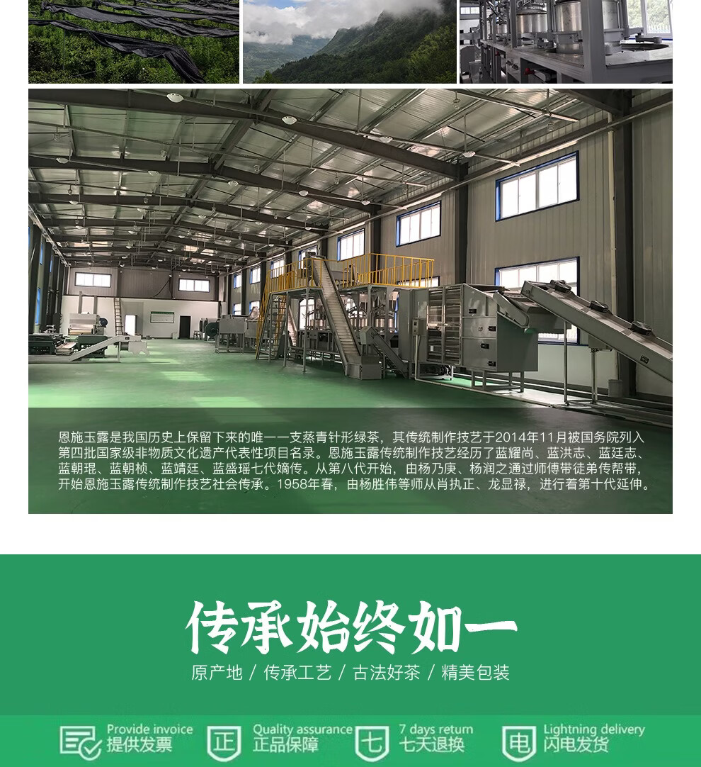 恩施玉露明前头采蒸青绿茶恩施硒茶茶叶礼盒中秋节国庆节礼物送长辈240g