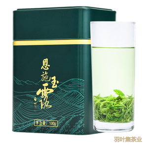 羽叶集恩施玉露明前一级早春绿茶恩施硒茶蒸青口粮茶羽颂100g