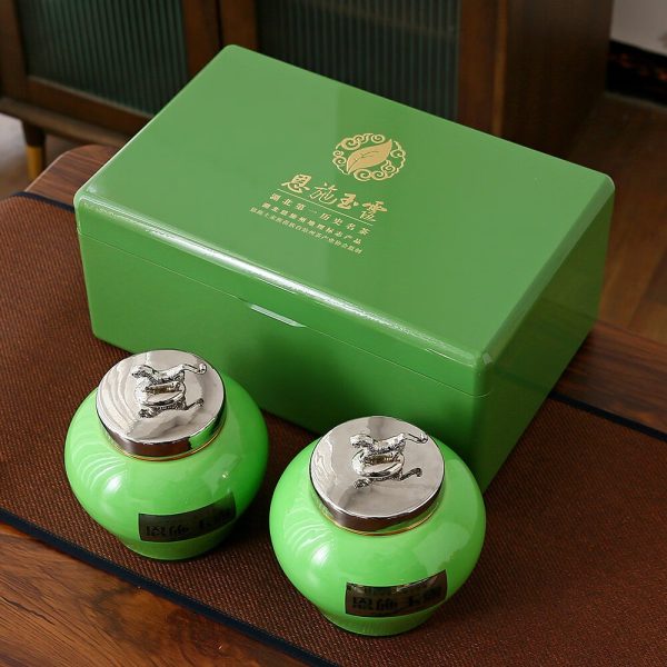恩施玉露明前头采蒸青绿茶恩施硒茶茶叶礼盒中秋节国庆节礼物送长辈240g
