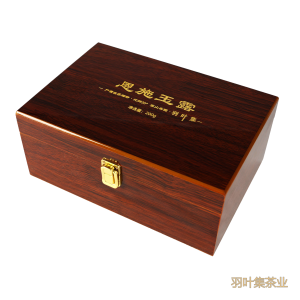 羽叶集恩施玉露头采明前特级绿茶茶叶礼盒羽沁豪华200g