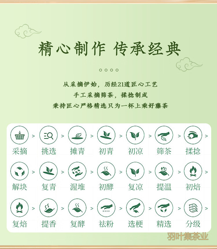 羽叶集恩施藤茶特级龙须芽尖莓茶养生茶湖北特产藤享200克