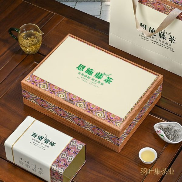 羽叶集特级龙须芽尖恩施藤茶硒茶养生茶湖北特产尊享T300克