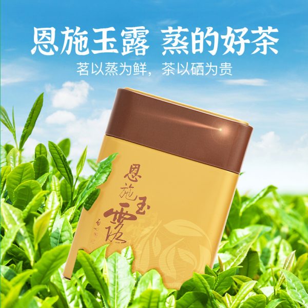 恩施玉露明前特级蒸青绿茶羽叶集恩施硒茶冷泡茶口粮茶叶自己喝办公茶100g