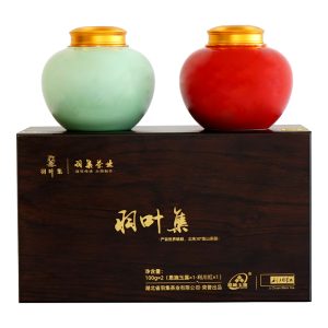 羽叶集恩施玉露明前特级利川红绿茶红茶茶叶羽叶集礼盒中秋节送礼200g