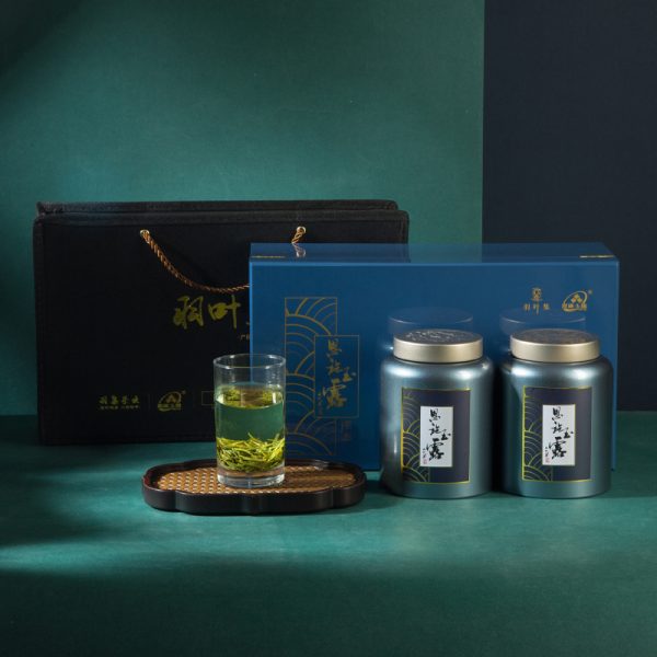 羽叶集恩施玉露绿茶茶叶 羽叶集明前头采春茶礼盒中秋节送礼国庆节送长辈200g