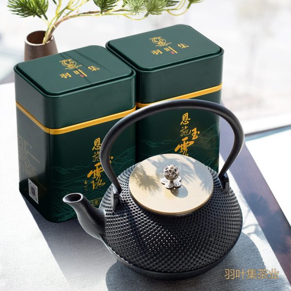 羽叶集恩施玉露明前一级早春绿茶恩施硒茶蒸青口粮茶羽颂100g