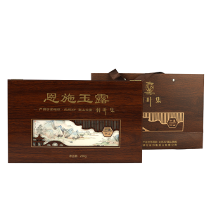 羽叶集恩施玉露明前头采特级硒茶羽叶集蒸青绿茶茶叶礼盒中秋节国庆节送长辈200g