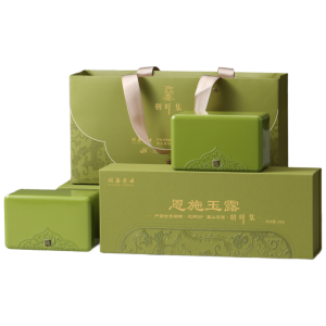 羽叶集恩施玉露明前蒸青绿茶恩施玉露茶叶礼盒中秋节国庆节礼物送长辈200g